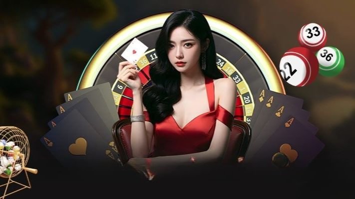 Live dealer shuffling cards at keris24d login Blackjack table